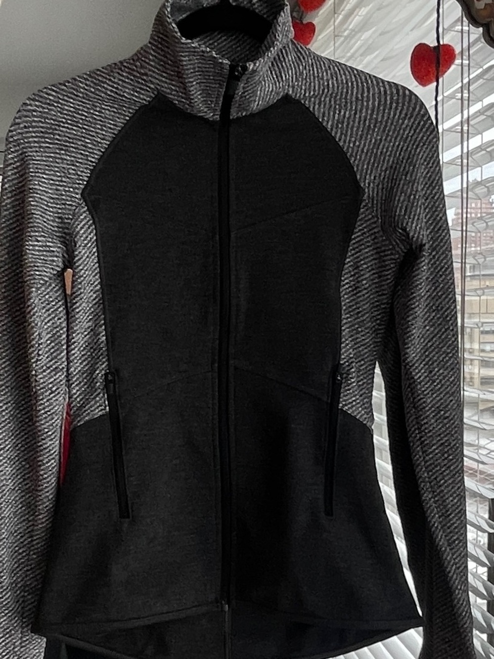 Champion Gray and Heather Gray Full-Zip Athletic Jacket